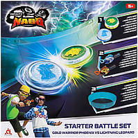 Набір Infinity Nado VI Starter Battle Set Золотий Воїн Фенікс проти Сліпучий Леопард (Gold Warrior Phoenix vs Lighting Leopard)