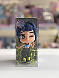 3Д фігурка K-Pop Demon Hunters Мисливці на демонів Зої на стійкій підставці іграшка-мем персонаж TikTok 15 см, фото 2