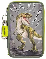 Dino World потрійний пенал із наповненням Reflective 11758