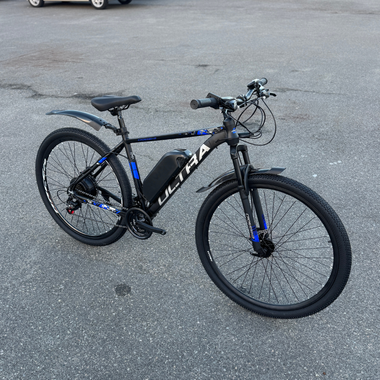 Велосипед з Е-комплектом AL 29" Cross Ultra 2025 48 В 500Вт MXSUS 10 Ah/ до 35 км запас ходу+дисплей LSD10+Pas-ассистент