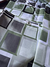 Шторка для ванної кімнати Miranda Kare green 180*200 cм, фото 5