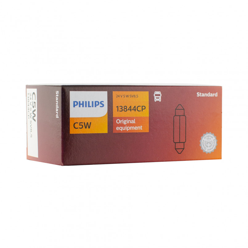13844CP (PHILIPS) C5W 24V 5W SV8,5 11X35, фото 1