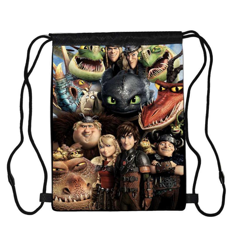 Сумка для взуття Як приборкати дракона (002), 410 х 300 мм, фото 1