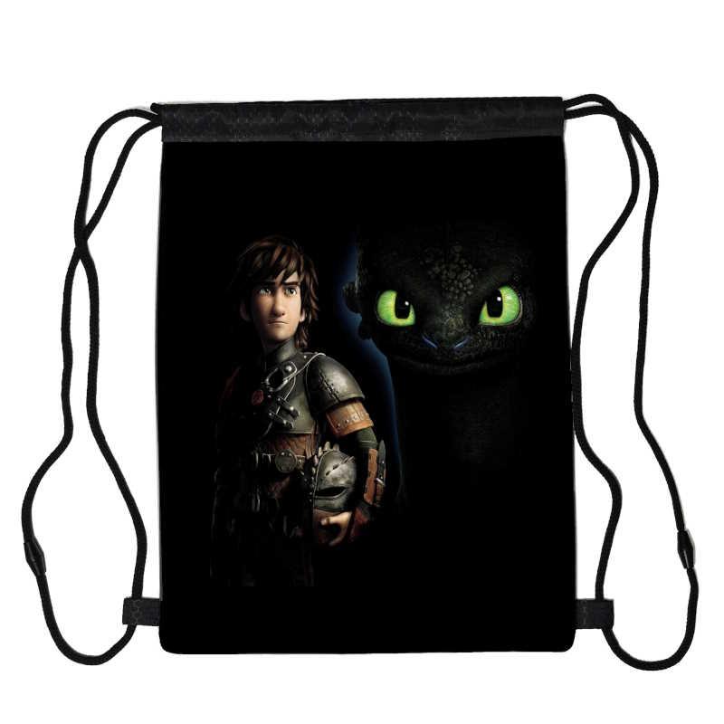 Сумка для взуття Як приборкати дракона (006), 410 х 300 мм, фото 1