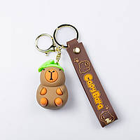 Дитячий брелок Капібара 5×3×4 (см) для ключів, на сумку і рюкзак HP-55-24CAP