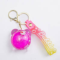 Дитячий брелок Hello Kitty Clock 4×4.5 (см) для ключів, на сумку і рюкзак HP-55-33CAT