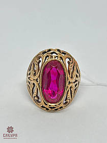 Золотий Перстень зі вставкою рубін