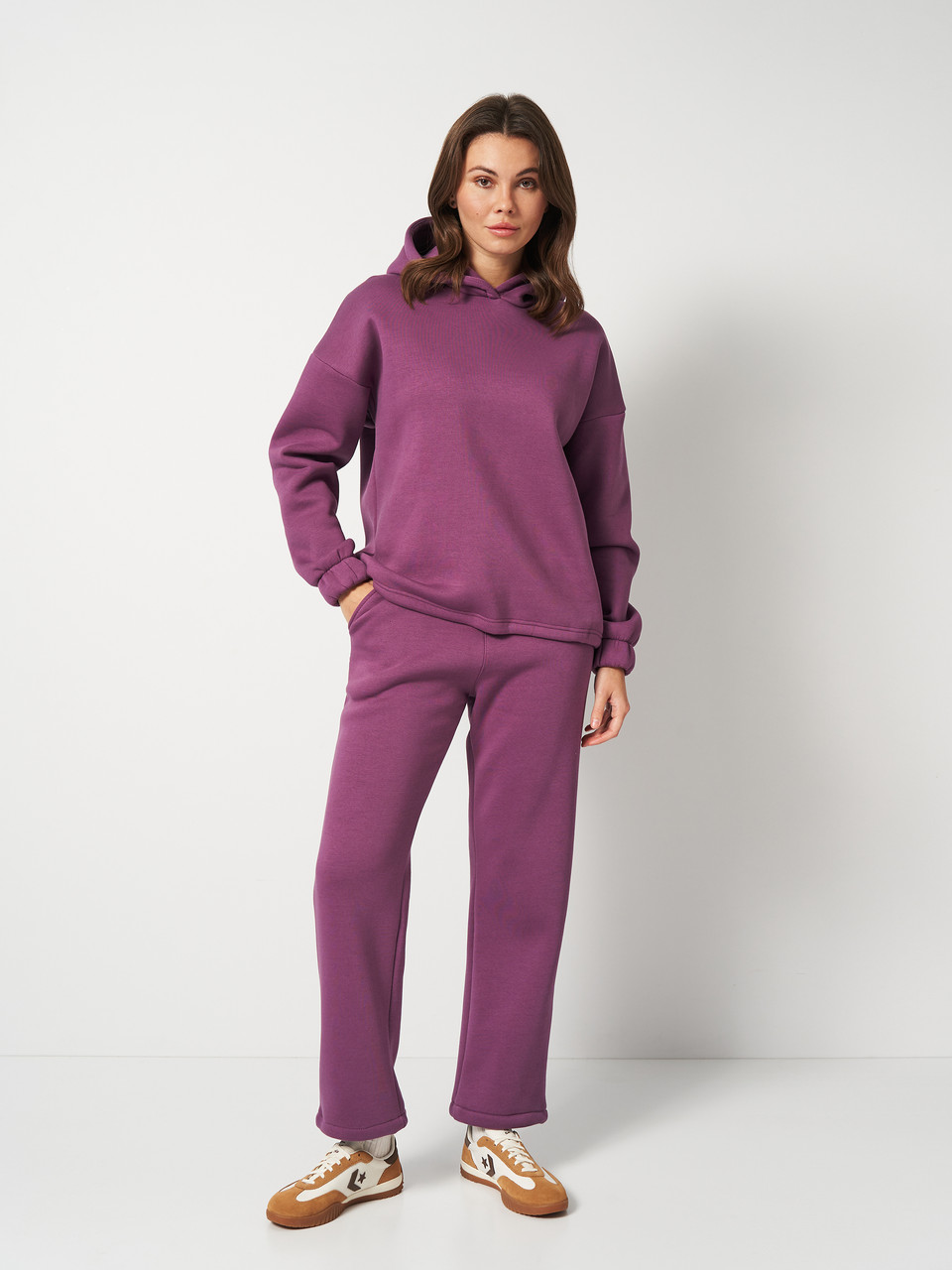 Костюм для жінок теплий Мальта Ж616-14+Ж618-14 Філетовий S Фіолетовий, фото 1