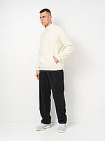 Чоловічий флісовий костюм М573-21+М109-21 S Молочний