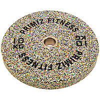 Бамперні диски із структурної гуми Bumper Plates Record TA-4787-10 51мм 10кг сірий