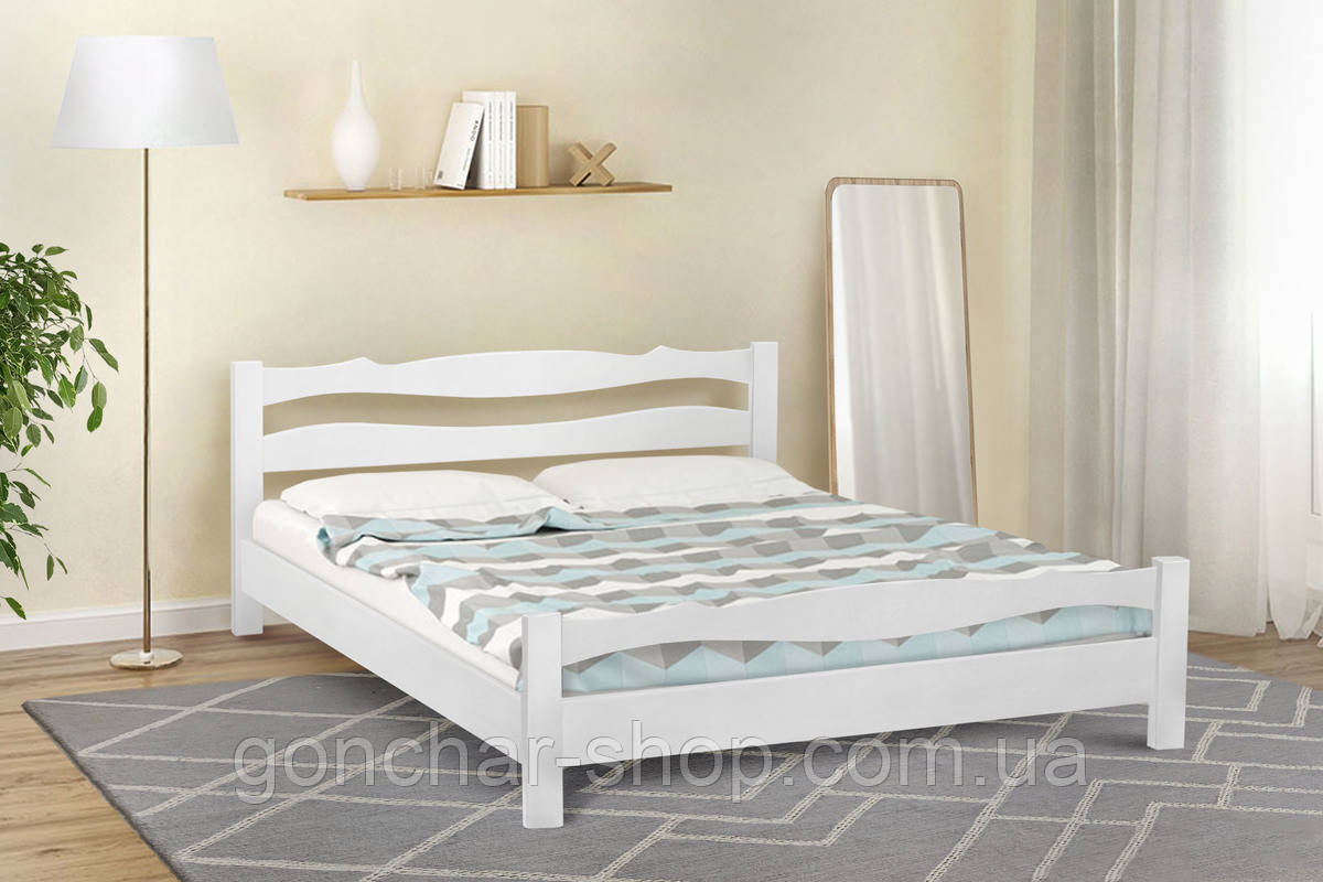 Ліжко Венера 1600*2000, вільха/білий, фото 1
