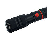Ручний акумуляторний ліхтар RB-212 алюмінієвий сплав ліхтарик зі зумом 3 режими працює від акумулятора 18650 і батарейок 3 ААА, фото 3
