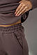 Спортивний костюм жіночий на флісі, колір світло-коричневий, 257R85, фото 5