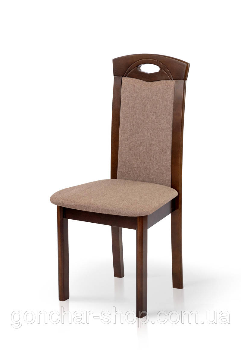 Стілець Честер, горіх темн/коричнева ткан, фото 1