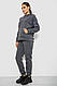 Спортивний костюм жіночий на флісі, колір сірий, 257R85, фото 3