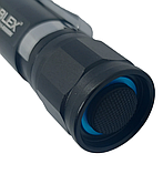 Ліхтар ручний RB-216 бічна кнопка акумулятор 18650 3 режими яскраве світло для дому відпочинку туризму Чорний, фото 5