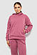 Спортивний костюм жіночий на флісі, колір пудровий, 257R85, фото 2