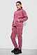Спортивний костюм жіночий на флісі, колір пудровий, 257R85, фото 3