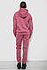 Спортивний костюм жіночий на флісі, колір пудровий, 257R85, фото 4