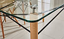 Стіл обідній ЕВЕРЕСТ Glass 120*80, скло, фото 3