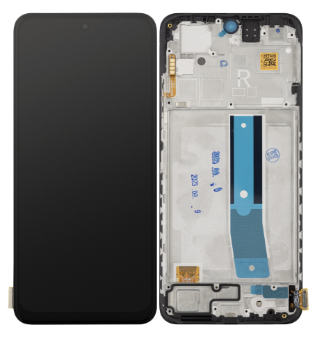 Дисплей (екран) для Xiaomi Redmi Note 12S чорний, OLED, з рамкою