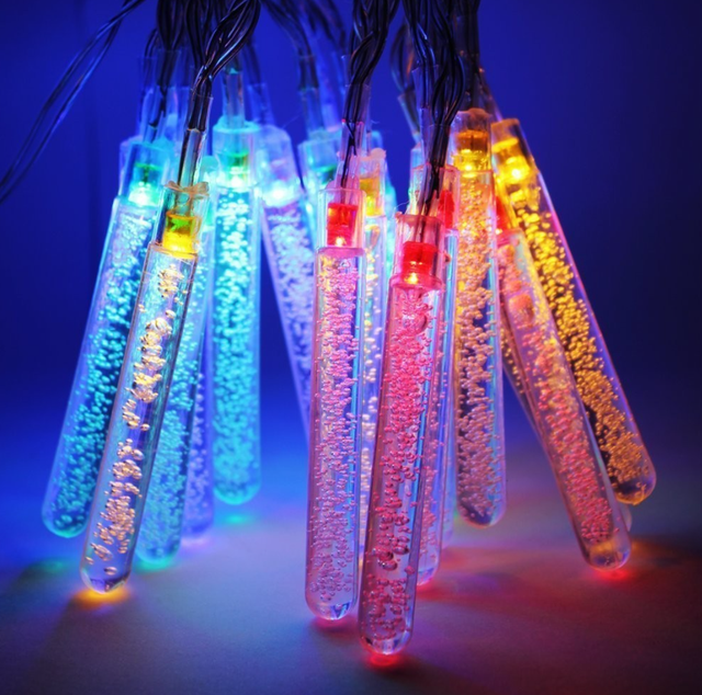 Гірлянда Бурульки 5 метрів 20 LED RGB різнокольорова — goodcase.com.ua