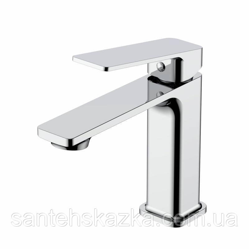 Змішувач для раковини низький Qtap Capricorn, Chrome (k26) QTCAP1060102C48219, фото 1