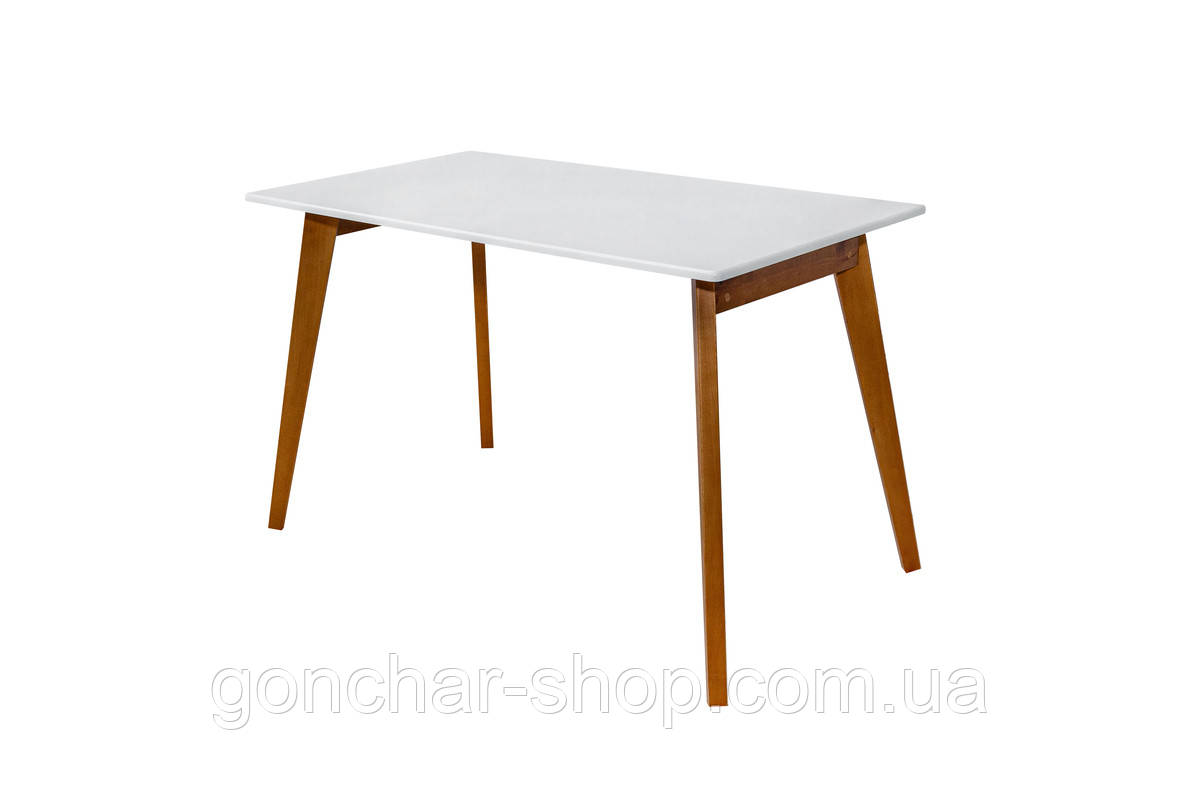 Стіл обідній Дуглас 1195*670, білий/ясен, фото 1