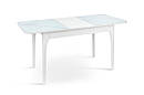 Стіл Фієста (110+35)*70, білий/мрамор білий, фото 2