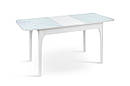 Стіл Фієста (110+35)*70, білий/мрамор білий, фото 5
