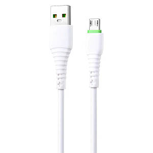 Кабель USB Grunhelm Micro USB GMC-01MW 1 м білий ID 5160467