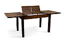 Стіл обідній Бронкс 120(+40+40)*80, темн.горіх, фото 6