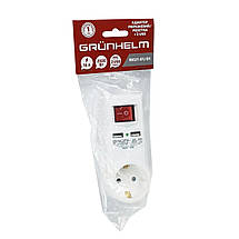 Мережевий адаптер Grunhelm RKU1-01/01 білий ID 5160463, фото 5