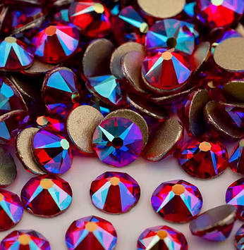 Стрази Xirius Crystals, колір Light Siam AB, ss16 (3,8-4мм), 100 шт.