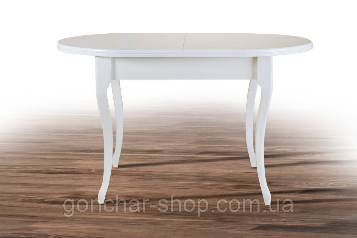 Стіл обідній Твіст (1260+340)*810, білий, фото 1