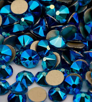 Стрази Xirius Crystals, колір Caprie Blue AB, ss20 (4,6-4,8 мм), ОПТ~ 1440 шт.
