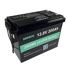 Літій-залізо-фосфатний акумулятор AUMOON LP12-200A LiFePO4 2560Wh, 12.8V, 200Ah (ISML)