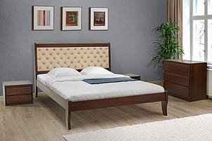 Ліжко Монтана 1600*2000,темн.горіх(116) беатрис 03