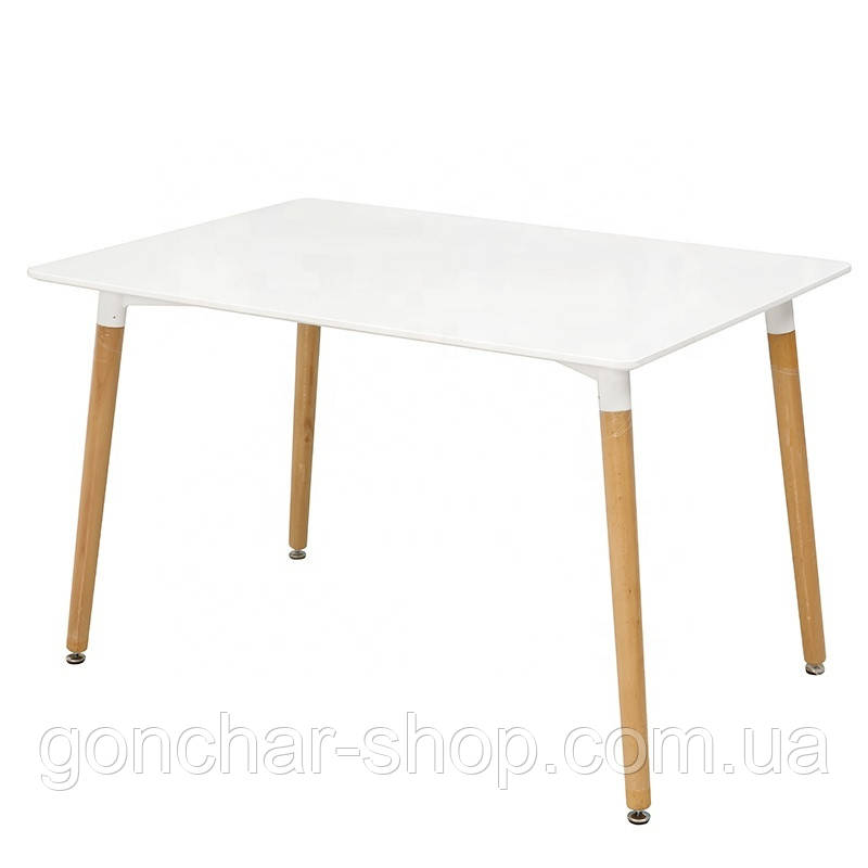 Стіл обідній ВЕЗУВІЙ MDF 120*80, білий, фото 1