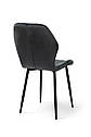 Стілець Леон чорний/велюр попелястий, фото 4