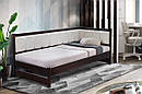 Ліжко Лілі  900*2000, горіх темний (ліве "Г"), фото 4