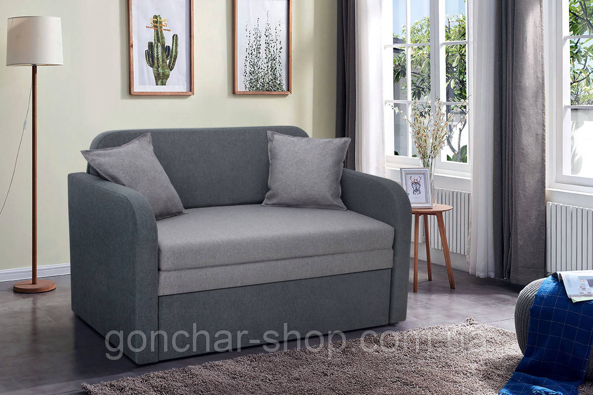 Диван Карлсон 0,8 (Аляска 97/08) сірий/світл-сірий, фото 1