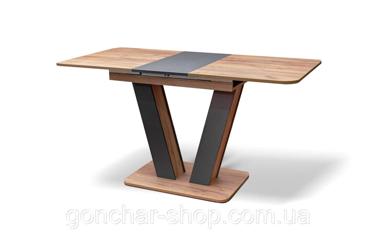 Стіл Крафт золото/графіт, фото 1