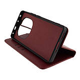 Чохол-книжка Chess Skin для Xiaomi Redmi Note 14 Pro+ 5G Колір Bordo, фото 8
