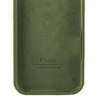 Чохол-накладка EpiK Silicone Case Full Protective (AA) для Apple iPhone 16e (6.1) Dark Olive, фото 4