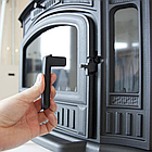 Піч на дровах до 100 м² Kratki KOZA K9 Ø 150. Сучасне опалення зі чавуна 10 кВт, фото 5