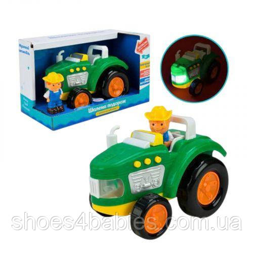 Машина муз. "Играйся и учись" батар., звук, свет, короб. 23,5*11,5*14,5см