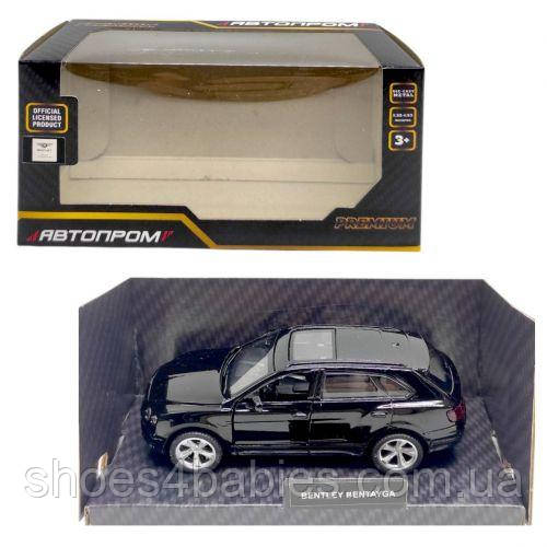 Машинка металева 1:45 BENTLEY BENTAYGA, (ЧОРНА)