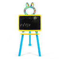 Дитяча дошка для малювання магнітна 013777/1 жовто-блакитна