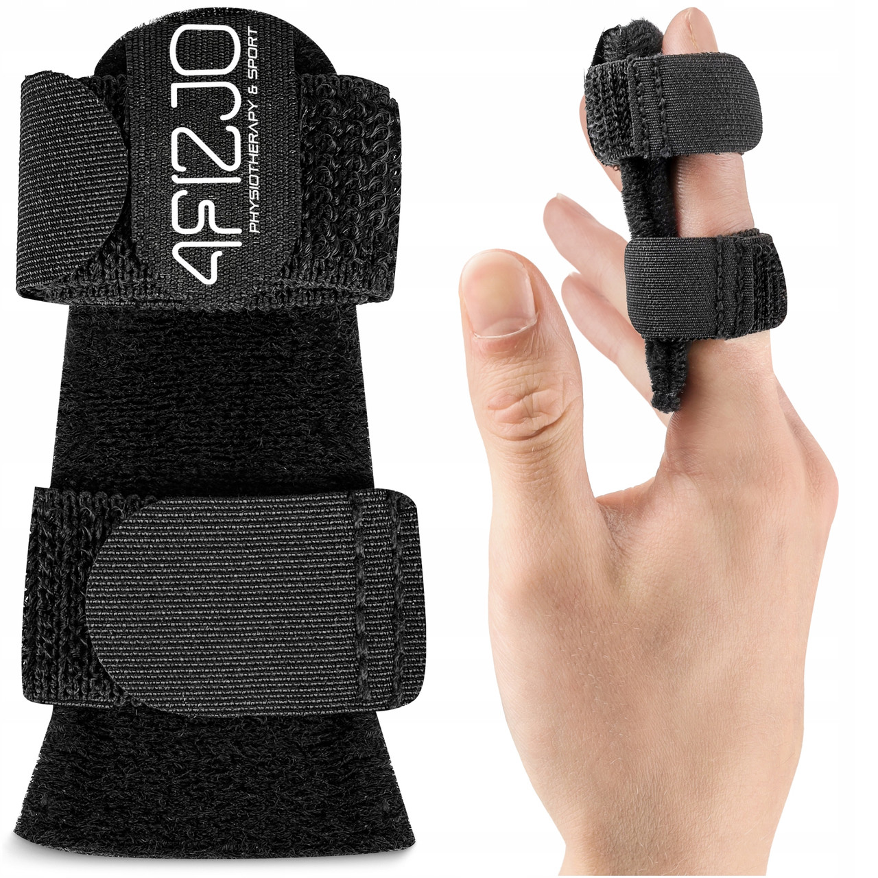 Фіксатор (бандаж) для пальця руки 4FIZJO 1 шт універсальний (P-5907739317476), фото 1